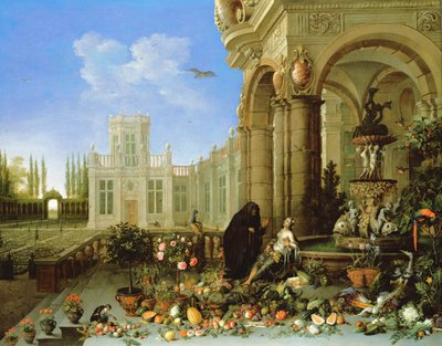 VertumnusとPomona 作： Jan van Kessel the Elder